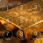 Gold Lock Screen ikon