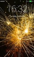 برنامه‌نما Firework Lock Screen Pro عکس از صفحه