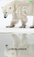 Polar Bear Lock Screen Ekran Görüntüsü 1