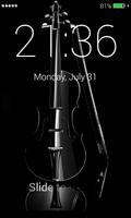 Violin Lock Screen syot layar 1