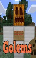 Poster Golems MOD for MCPE!