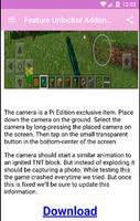 Feature  Addon MCPE! captura de pantalla 1