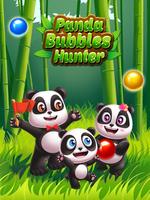 chasseur de bulles de panda Affiche