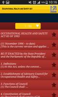 Occupational Health and Safety Act اسکرین شاٹ 2