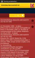 Occupational Health and Safety Act اسکرین شاٹ 3