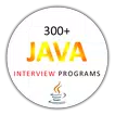 Java Interview Programs 300+