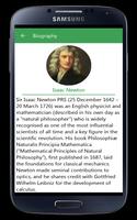 Isaac Newton Quotes English Affiche