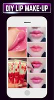 DIY Lip Makeup Girl Steps Home Idea Design Gallery تصوير الشاشة 2
