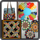 DIY Patchwork Patterns Making Home Craft Steps New icon