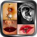 Body Piercing Ear Belly Tongue Lip Eye Ring Design APK