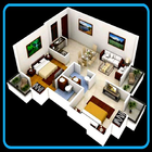 Home Plan 3D Designs Interior Home Planner Gallery أيقونة