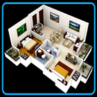 Home Plan 3D Designs Interior Home Planner Gallery icône