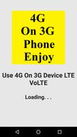 Use Jioo 4G on 3G Phone LTE poster