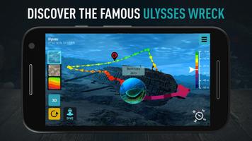 Ulysses Scuba by Ocean Maps poster