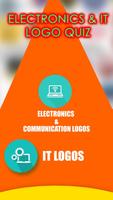 elektroniczne & it logo quizu plakat
