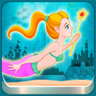 Aqua Mermaid merah muda putri