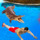 Wild Hungry Crocodile Attack : Water Attack Games icon