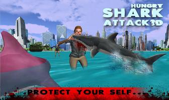 Hungry shark Attack 3D 스크린샷 1