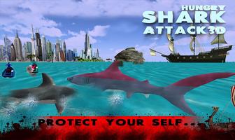 Hungry shark Attack 3D screenshot 2