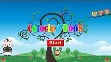 Kids Coloring Book Affiche