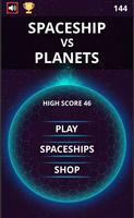Spaceship vs Planets Affiche