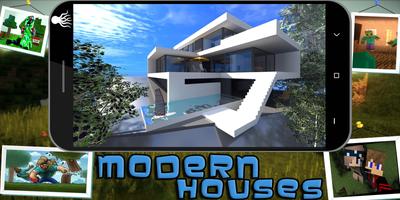 Modern Houses Premium MCPE poster