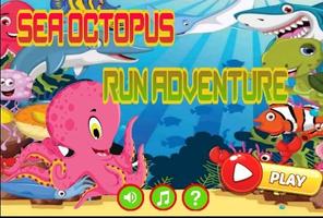 Sea Octopus Run Adventure Affiche