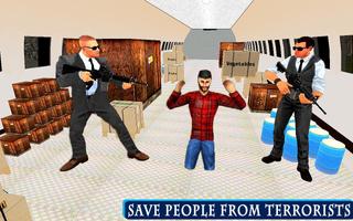 US Airplane Hijack Survival: Secret Agent FPS Game capture d'écran 3