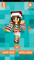 Christmas Girl Skin for MCPE poster
