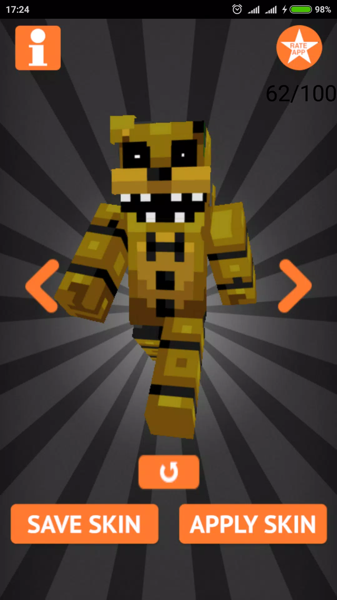 Best FNAF Skins Collection - FREE Skin Creator for MineCraft Pocket Edition