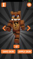 Skins FNAF for Minecraft PE постер