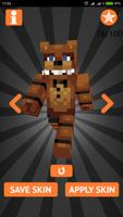 Skins FNAF for Minecraft PE Affiche