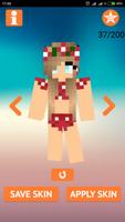 Skins Girl in Swimsuit for Minecraft imagem de tela 3