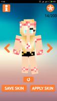 Skins Girl in Swimsuit for Minecraft Plakat