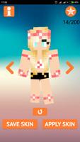 Skins Girl in Swimsuit for Minecraft Cartaz