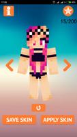 Skins Girl in Swimsuit for Minecraft imagem de tela 1