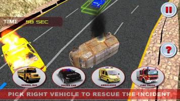 911 Rescue Simulator 3D captura de pantalla 3