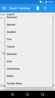 Quick Translate capture d'écran 1