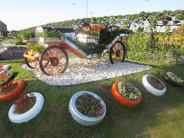 jardin de fleurs casse-tête Affiche