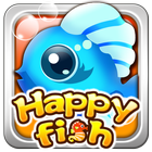 Happy fish, 2017 cute aquarium icône