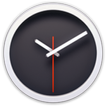 Holo Dark Clock