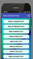 Odia Calendar 2017 Biraji syot layar 1