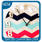 Easy DIY Chevron Wall Clock আইকন