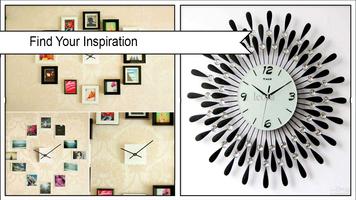 Easy DIY Chevron Wall Clock Plakat