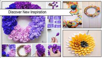 Sweet DIY Paper Wreath Ideas ภาพหน้าจอ 1