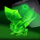 Dragon hologram laser camera s أيقونة