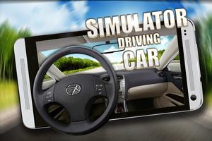 Simulator Auto fahren Plakat