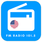 FM Radio 101.5 Live Stream Radio Stations-icoon