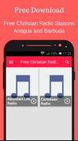 Free Christian Radio Stations Antigua and Barbuda الملصق