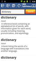 Free English Dictionary Poster